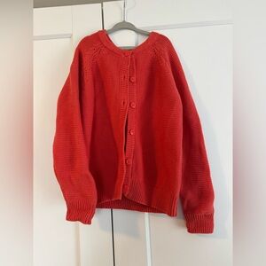 Hanna Andersson Cardigan - size 6-7 years Gray